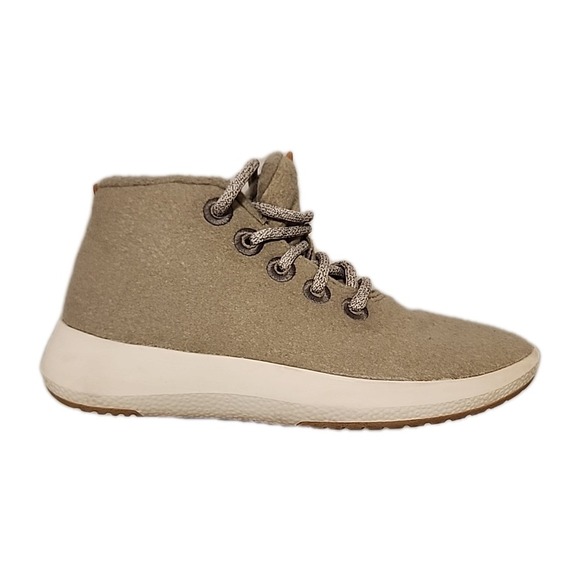 Allbirds Wool Runner Up Mizzle High Top Sneakers Women's 7 Grey Merino Wool - Picture 1 of 3